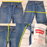 Vintage 1980’s 501 Levi’s Jeans 33” 34” #1721