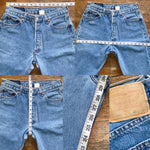 Vintage Medium Wash 90’s 501 Levi’s Jeans “29 “28